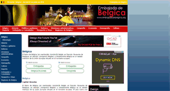 Desktop Screenshot of embajadadebelgica.org